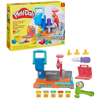 Stempelen en Zagen Speelset - Boetseerklei - Kindergereedschap van Play-Doh in Meerkleurig – productfoto 2 van 2