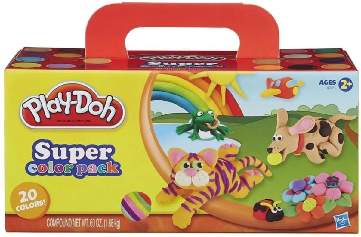 Packung Mit 20 Flaschen von Play-Doh in Mehrfarbig – Produktfoto