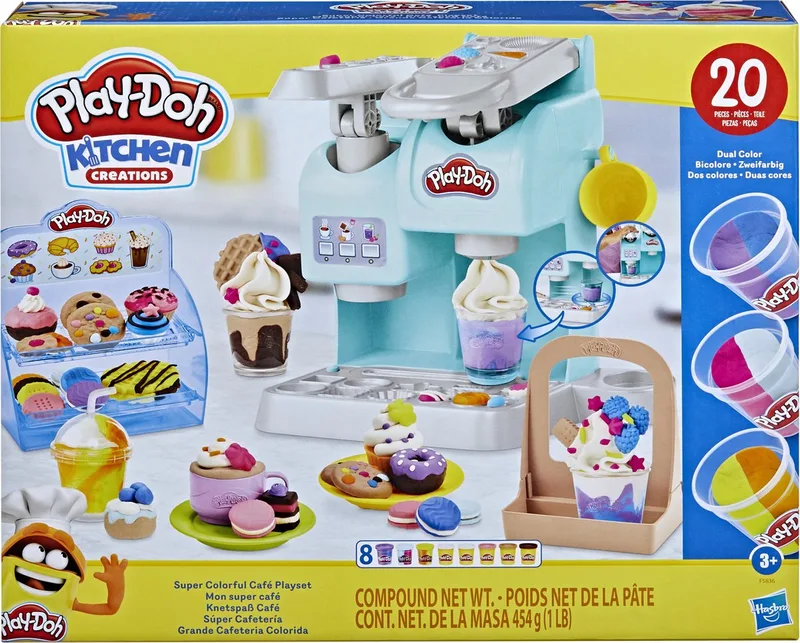 Super Kleurrijk Café - Klei Speelset från Play-Doh i Flerfärgad – produktbild 1 av 6