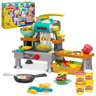 Supersissende Keukenspeelset - met echte kookgeluiden - inclusief 8 potjes klei de Play-Doh en Multicolore – photo du produit 3 sur 3