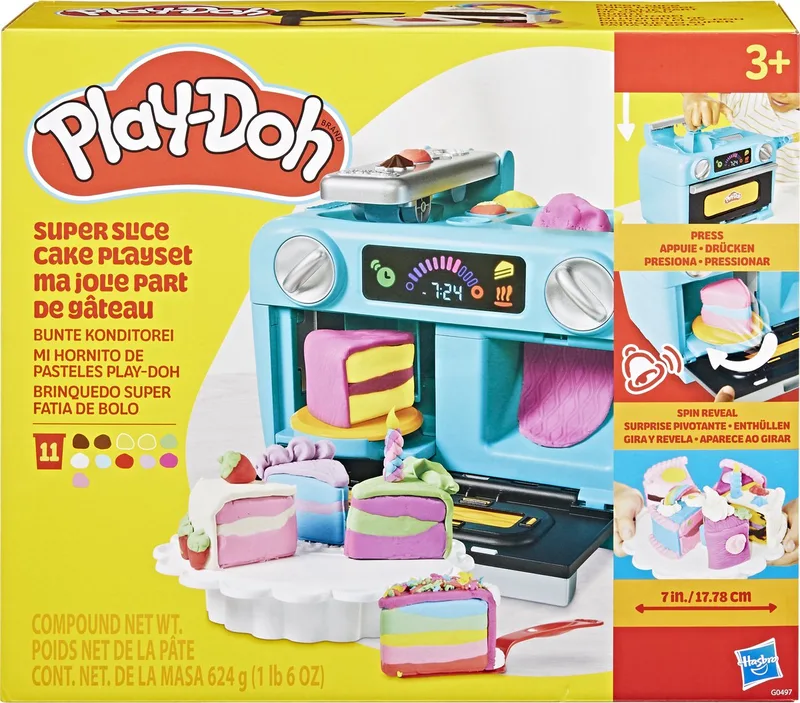 Taart met Laagjes - Boetseerklei van Play-Doh in Meerkleurig – productfoto 1 van 5