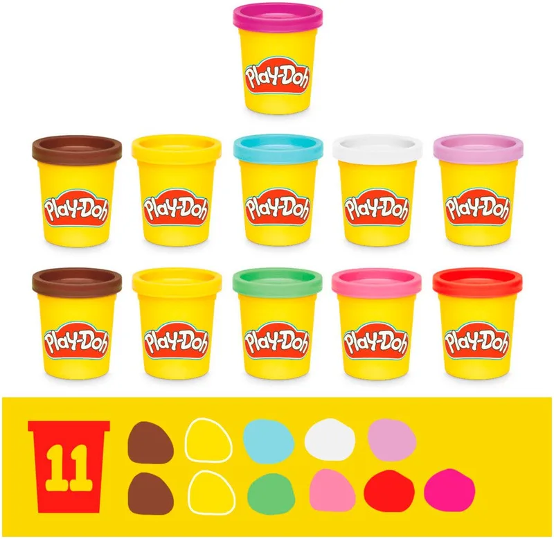 Taart met Laagjes - Boetseerklei van Play-Doh in Meerkleurig – productfoto 3 van 5