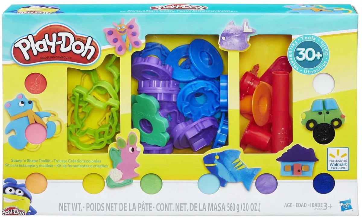 Toolkit met +30 Onderdelen & 10 Kleipotjes by Play-Doh in Multicolour – product photo