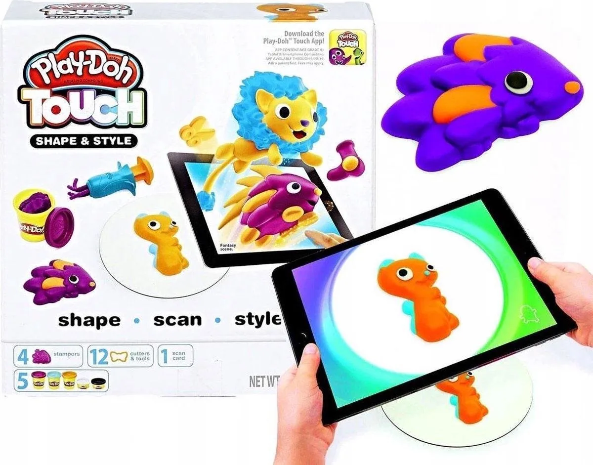 Touch-set Shape & Style - Met telefoontoepassing von Play-Doh in Mehrfarbig – Produktfoto