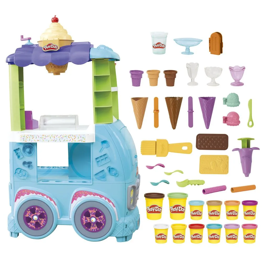 Ultimate Ice Cream Truck Play Doh Playset F1039 de Play-Doh – photo du produit