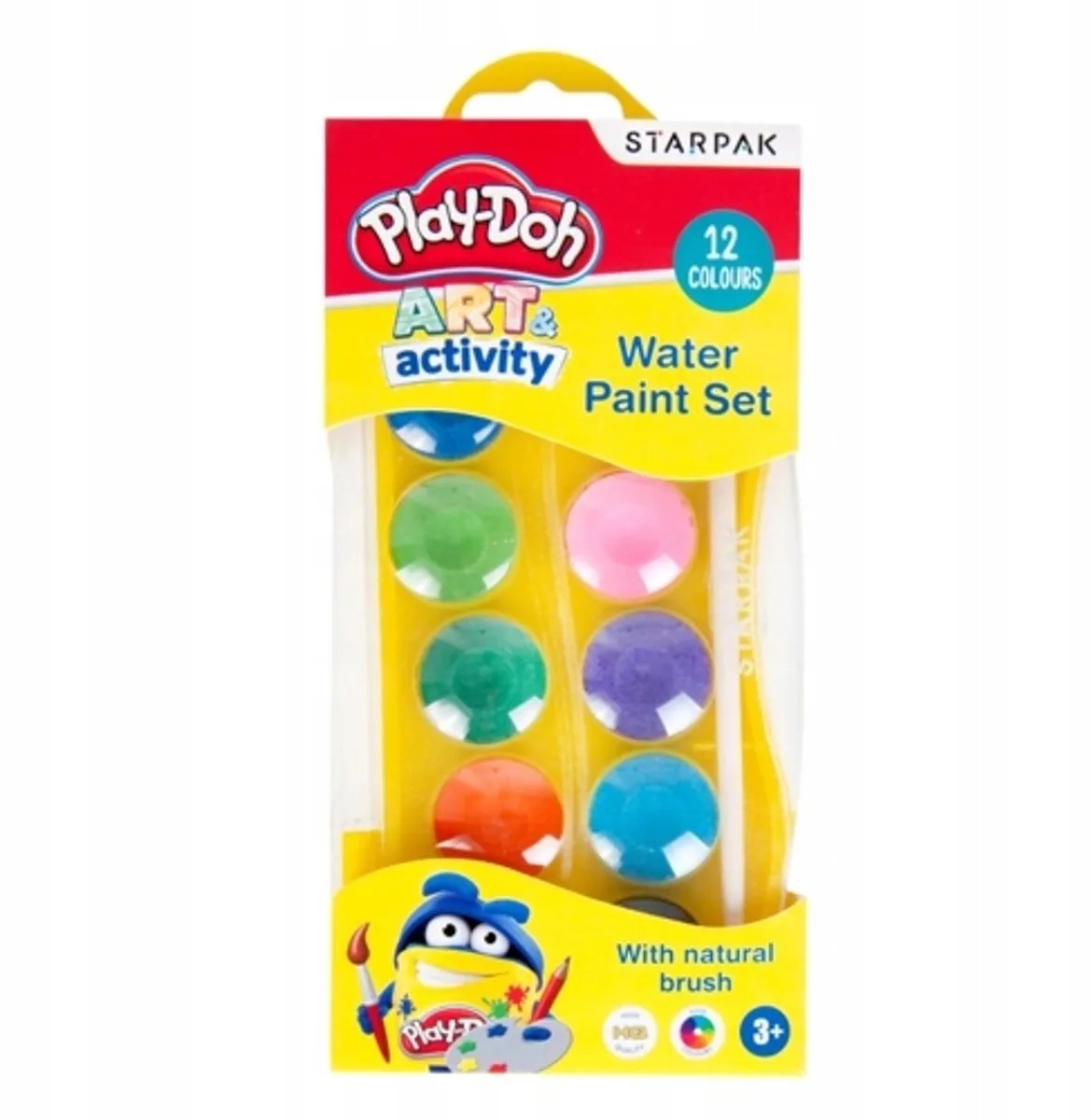 Waterverf 12 Kleuren - Schoolverf voor Kinderen von Play-Doh in Mehrfarbig – Produktfoto