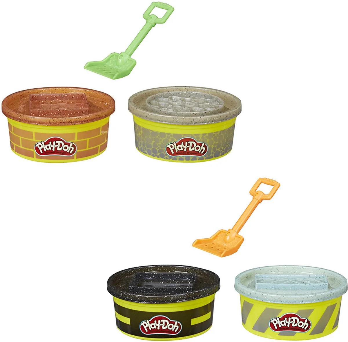 Wheels Buildin Compound von Play-Doh in Rot, Grau – Produktfoto