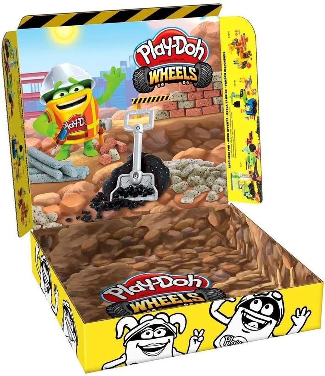 Wheels Klei - 4 Potjes von Play-Doh in Mehrfarbig – Produktfoto