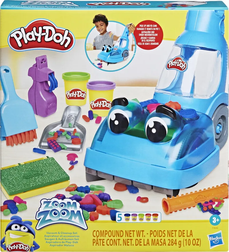 Zoom Zoom stofzuiger en opruimset by Play-Doh in Multicolour – product photo