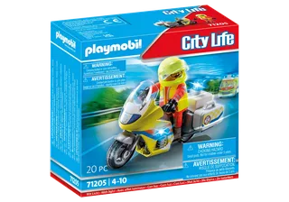 71205 Notarzt-Motorrad mit Blinklicht från Playmobil – produktbild 2 av 3