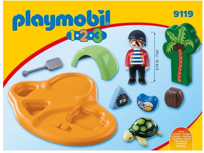 1.2.3 Pirateneiland / Ile de pirate by Playmobil in Multicolor – product photo