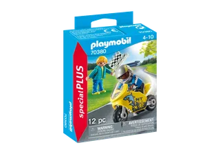 70380 Jungs mit Racingbike fra Playmobil – produktbillede 2 af 3
