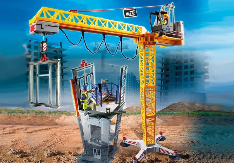 70441 RC-Baukran mit Bauteil fra Playmobil – miljøbillede 1 af 4