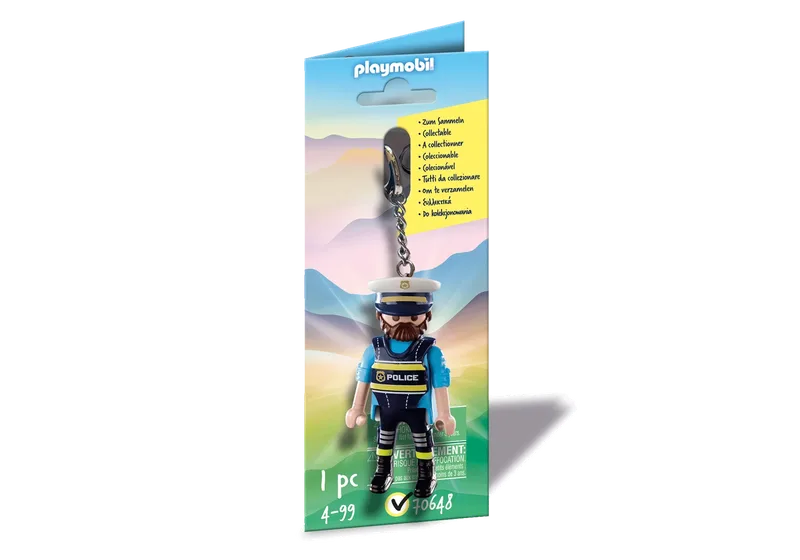 70648 Schlüsselanhänger Polizist fra Playmobil – produktbillede 2 af 2