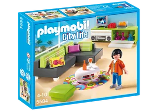 5584 Wohnzimmer fra Playmobil – produktbillede 2 af 4