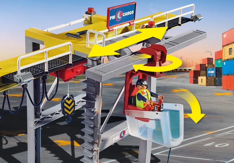 70770 Portalkran mit Containern by Playmobil – interior photo 4 of 4