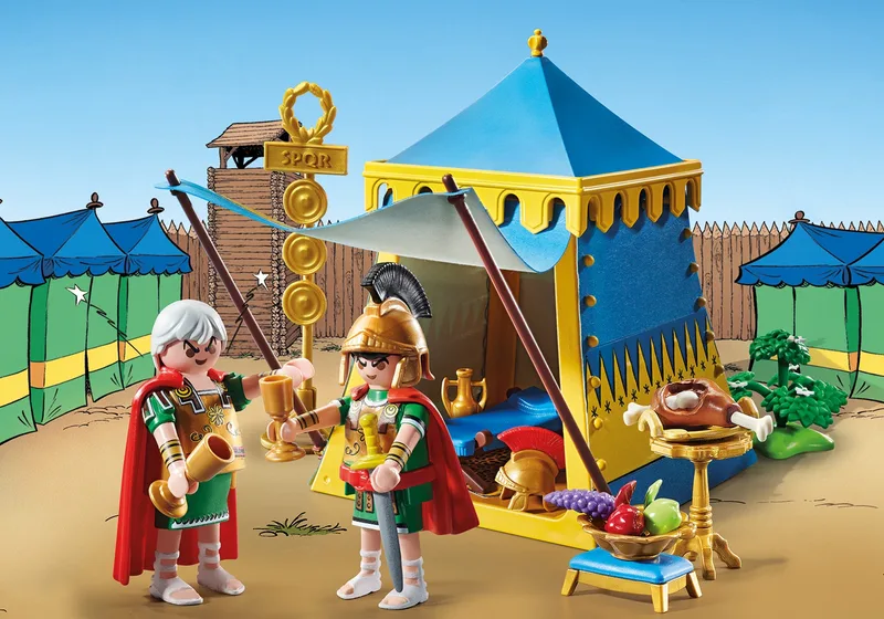 71015 Asterix: Anführerzelt mit Generälen by Playmobil – interior photo 1 of 4