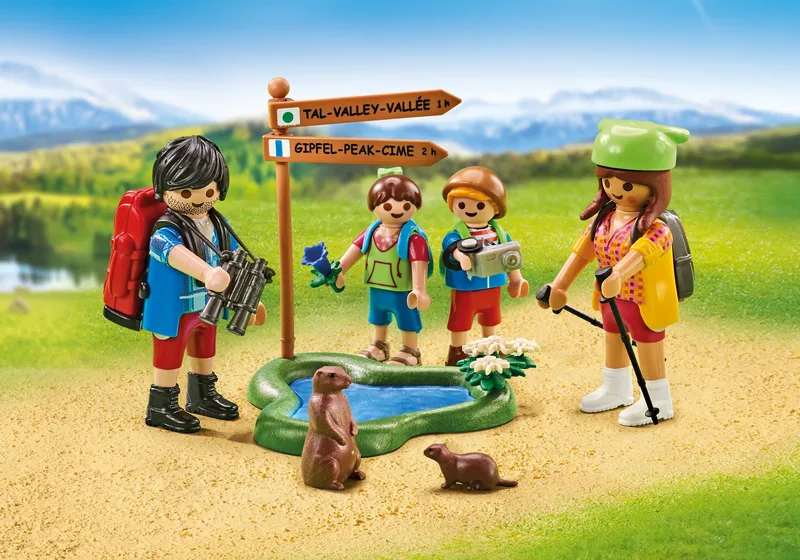 6536 Familie beim Bergwandern från Playmobil – miljöbild