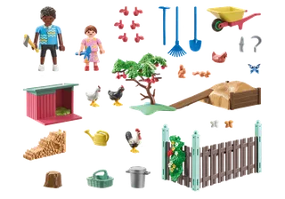71510 Kleine Hühnerfarm im Tiny Haus Garten från Playmobil – produktbild 2 av 4