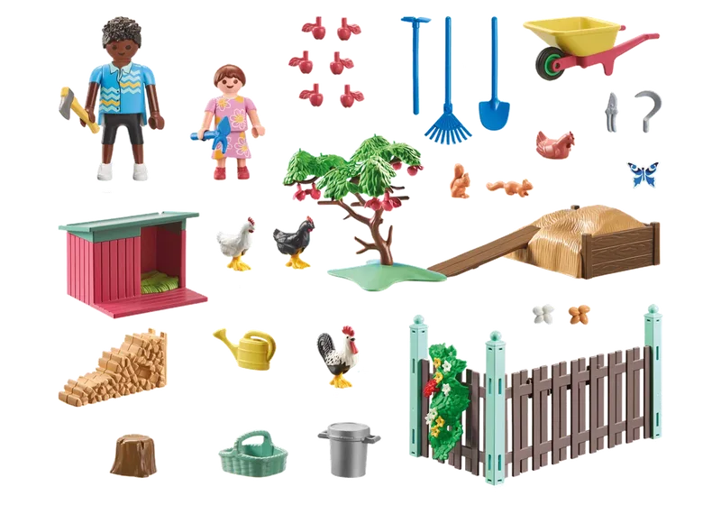 71510 Kleine Hühnerfarm im Tiny Haus Garten från Playmobil – produktbild 2 av 4