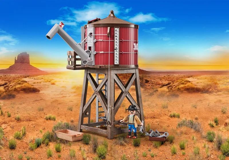 1022 Wasserturm fra Playmobil – miljøbillede