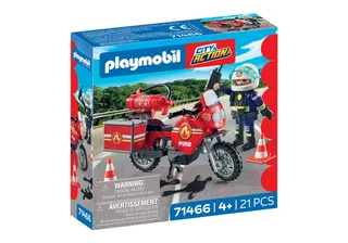 71466 Feuerwehrmotorrad am Unfallort by Playmobil – product photo 2 of 3