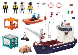 70769 Großes Containerschiff mit Zollboot by Playmobil – product photo 3 of 4