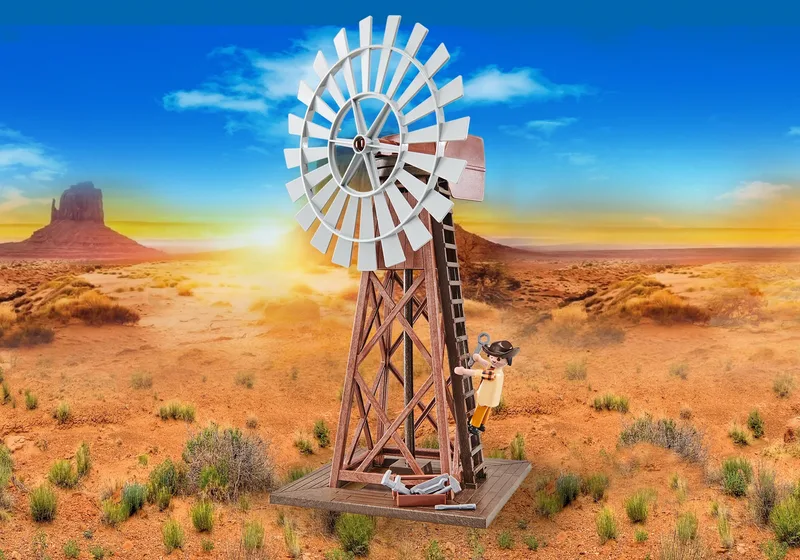 1021 Windrad fra Playmobil – miljøbillede