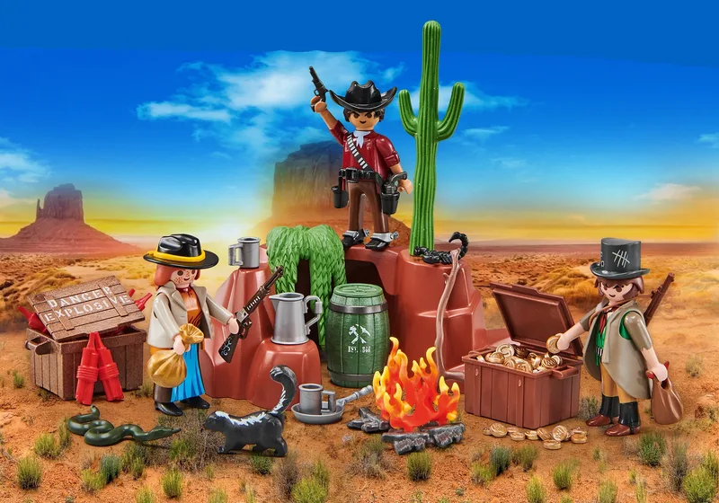 1023 Banditenversteck från Playmobil – miljöbild