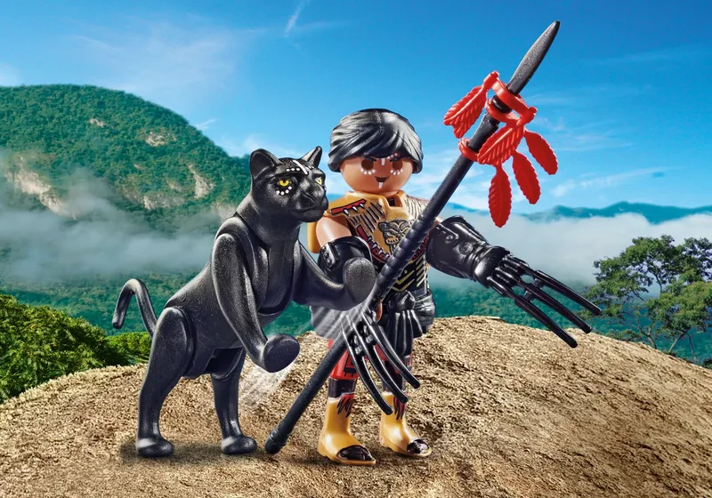 70878 Krieger mit Panther by Playmobil – interior photo 1 of 3