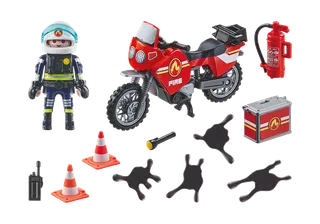 71466 Feuerwehrmotorrad am Unfallort by Playmobil – product photo 3 of 3