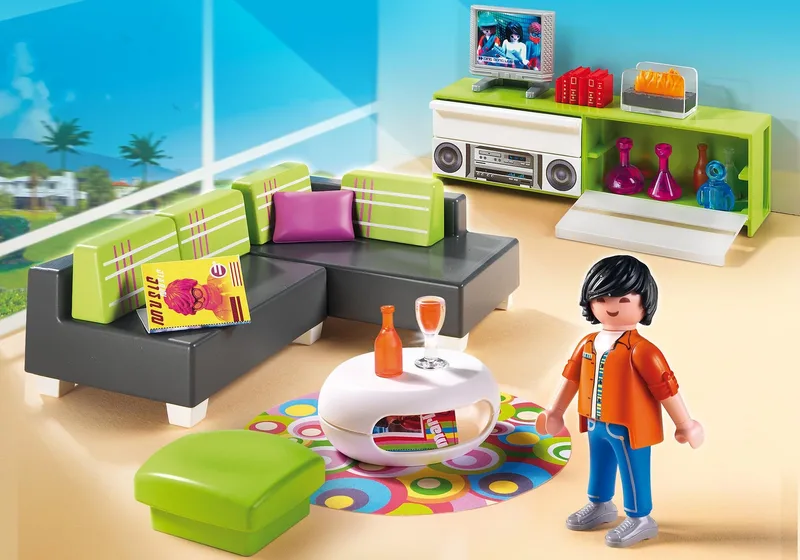 5584 Wohnzimmer fra Playmobil – miljøbillede 1 af 4