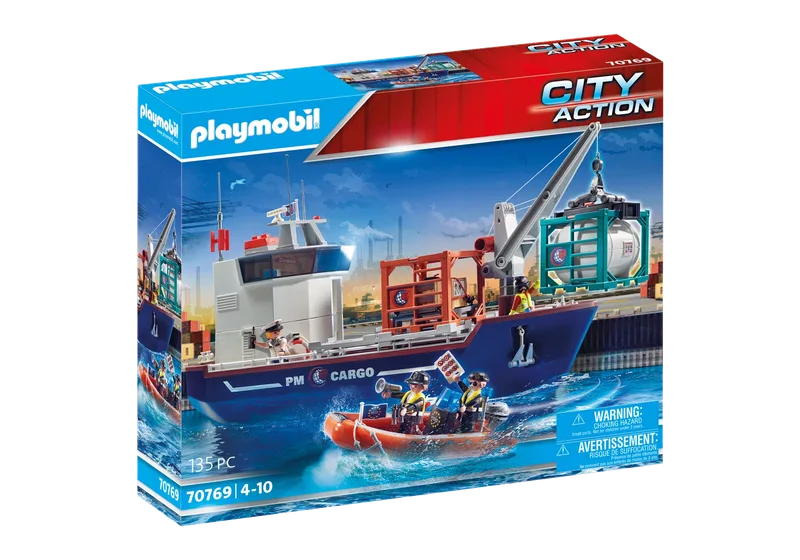 70769 Großes Containerschiff mit Zollboot by Playmobil – product photo 2 of 4
