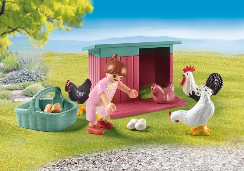 71510 Kleine Hühnerfarm im Tiny Haus Garten från Playmobil – miljöbild 4 av 4