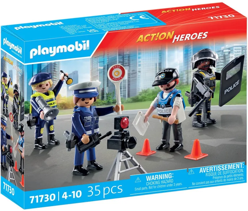 Action Heroes Politie figuren set 71730 von Playmobil in Meerkleurig – Produktfoto