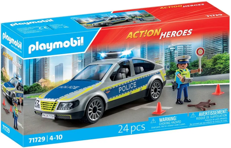 Action Heroes Politie patrouille auto 71729 by Playmobil in Meerkleurig – product photo