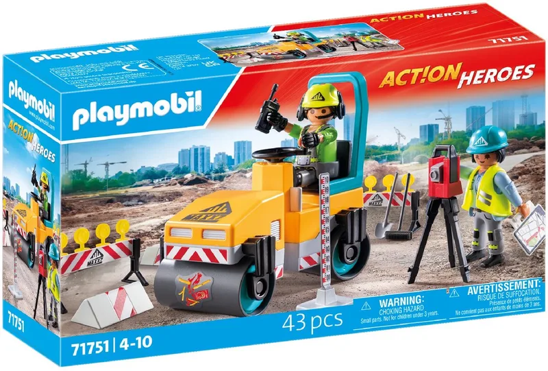 Action Heroes Wegenbouw 71751 de Playmobil en Meerkleurig – photo du produit