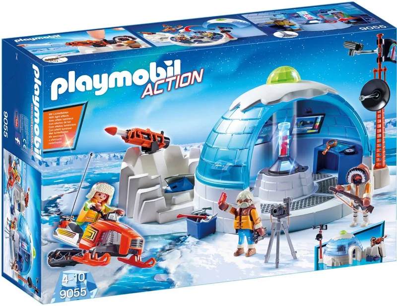 Action Hoofdkwartier Poolexpeditie - 9055 by Playmobil in Multi- color – product photo