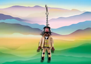 70649 Schlüsselanhänger Feuerwehrmann de Playmobil – photo d’ambiance 1 sur 2