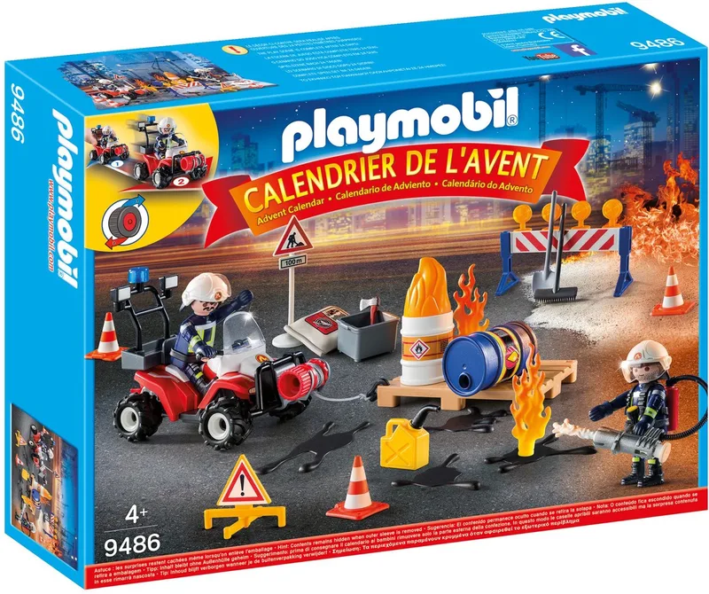 Adventskalender "Interventie op de bouwwerf" - 9486 de Playmobil en Multicolor – photo du produit