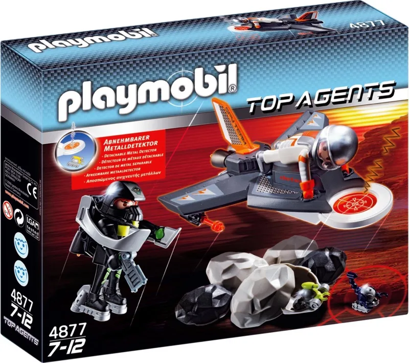 Agents Detectorjet - 4877 by Playmobil in Meerkleurig – product photo