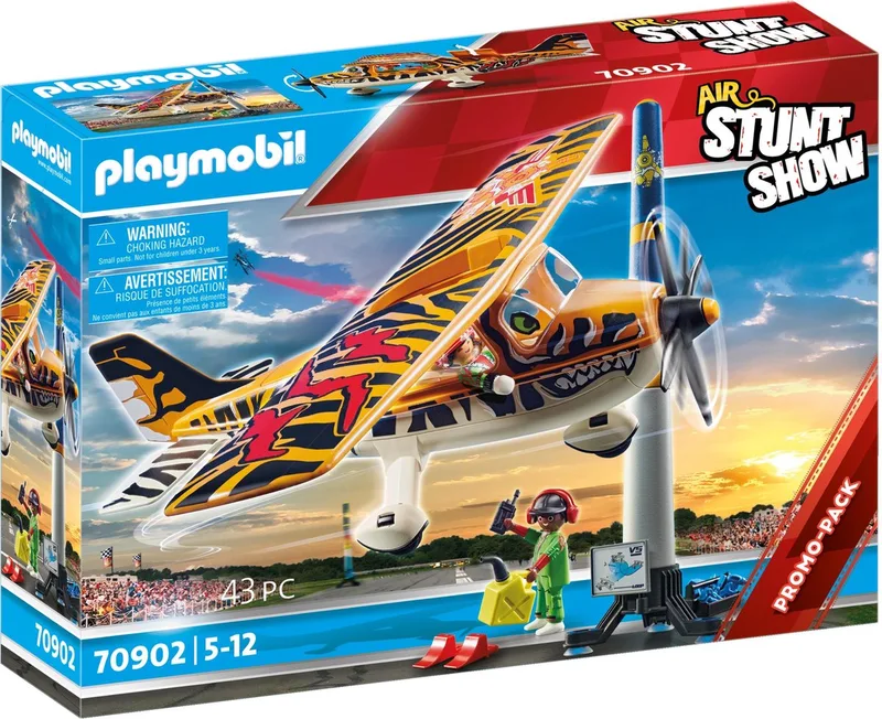 Air Stunt Show Propellorvliegtuig "Tiger" - 70902 van Playmobil in Multicolor – productfoto