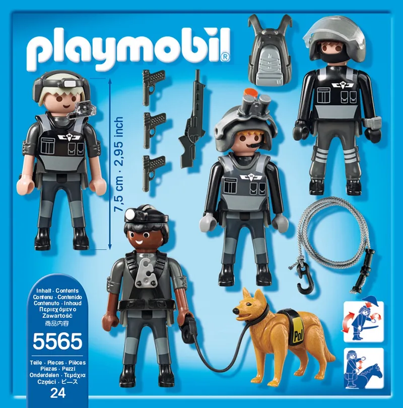 Arrestatieteam / Commando des forces spéciales de Playmobil en Multicolore – photo du produit