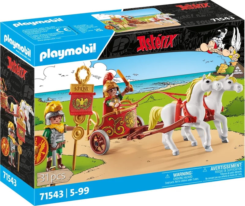Asterix: Romeinse strijdwagen - 71543 de Playmobil en Multicolor – photo du produit