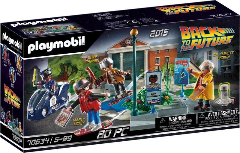 Back to the Future deel II Hoverboard achtervolging - 70634 fra Playmobil i Multicolor – produktbillede