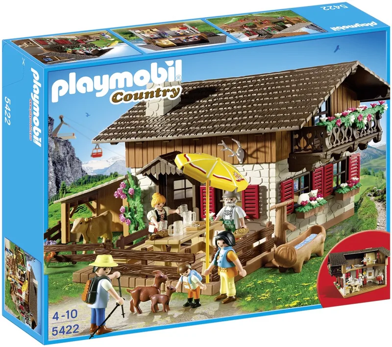 Berghut / Auberge de montagne avec randonneurs von Playmobil in Multi colour – Produktfoto