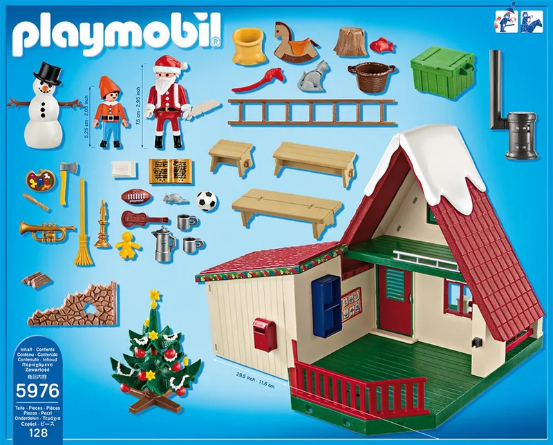 Bij de Kerstman thuis / Maisonnette du Père Noël von Playmobil in Multi – Produktfoto