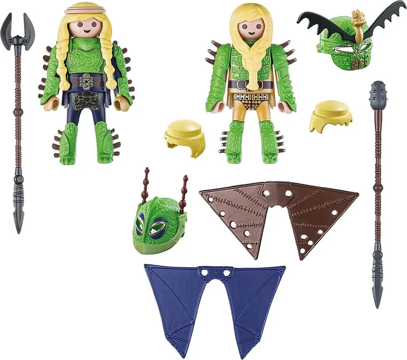 Brokdol en Knoldol in vliegpak - 70042 by Playmobil in Multicolor – product photo