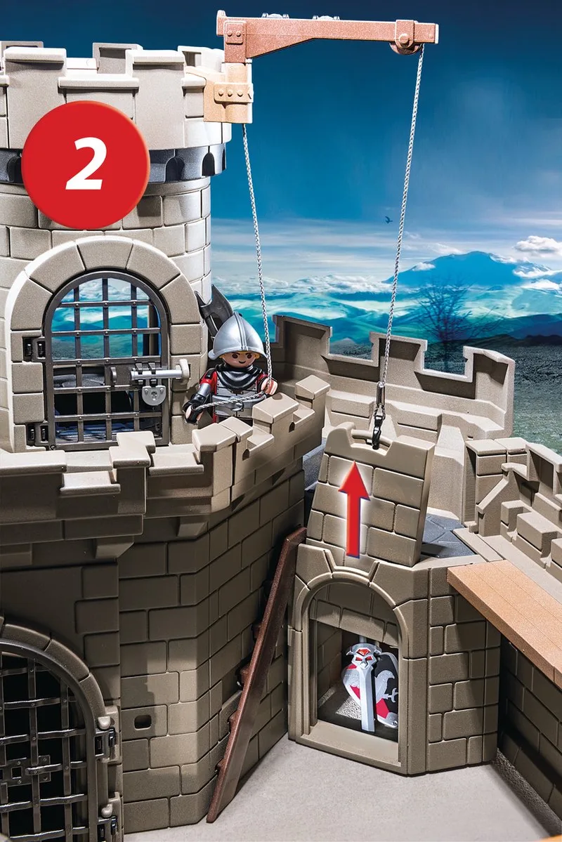 Burcht van de orde van de Valkenridders - 6001 by Playmobil in Bruin – product photo