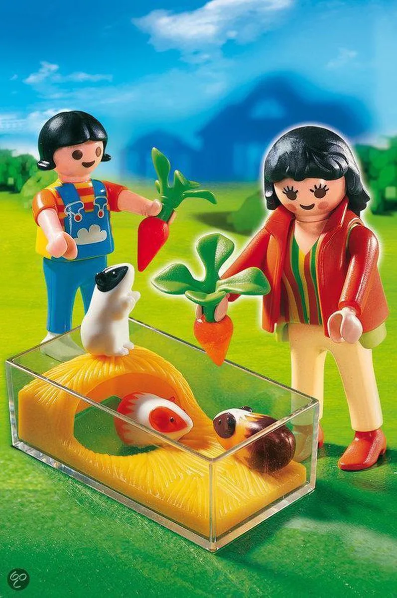 Cavia's Met Terrarium - 4348 van Playmobil in Meerkleurig – productfoto